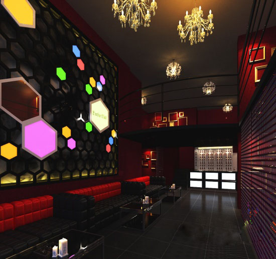 Barbie Club酒吧設(shè)計圖 為女性專設(shè)的酒吧設(shè)計欣賞