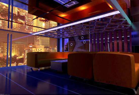 都市之端  時(shí)尚特色酒吧設(shè)計(jì)效果圖欣賞