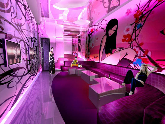火熱青春 武漢熱舞派對(duì)酒吧包房設(shè)計(jì)效果圖欣賞