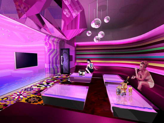 火熱青春 武漢熱舞派對(duì)酒吧包房設(shè)計(jì)效果圖欣賞