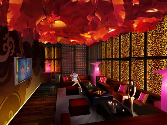 火熱青春 武漢熱舞派對(duì)酒吧包房設(shè)計(jì)效果圖欣賞