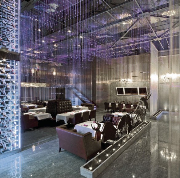八號星空餐廳 夜幕下的餐飲會所設計