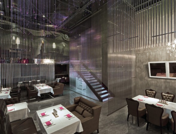 八號星空餐廳 夜幕下的餐飲會所設計