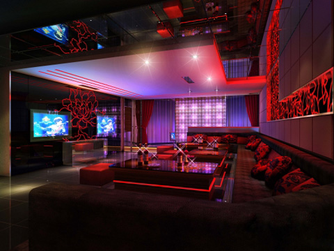 深圳某時(shí)尚奢華酒吧設(shè)計(jì)效果圖