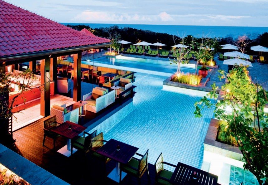 費爾蒙津巴里度假村室外浴場設(shè)計