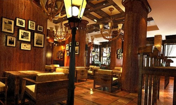 美國鄉(xiāng)村風(fēng)格酒吧設(shè)計效果圖欣賞