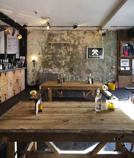 廢物利用 DreamBags JaguarShoes倫敦個性酒吧設計欣賞