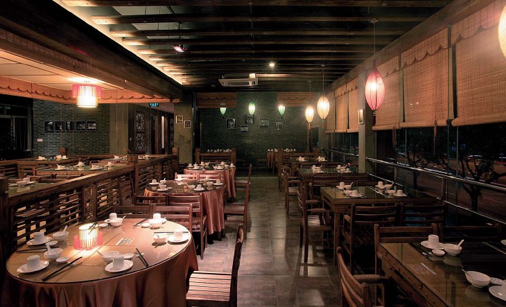 左鄰右舍中式酒店餐廳設(shè)計(jì)效果圖欣賞