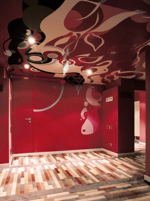 色彩夸張的商務會所設計效果圖