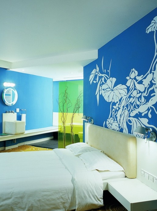 色彩夸張的商務會所設計效果圖