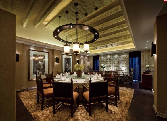 靜水山莊餐飲會(huì)所設(shè)計(jì)效果圖欣賞
