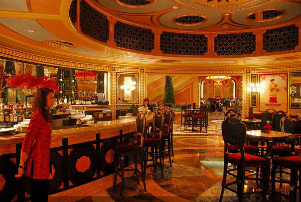 威尼斯人度假酒店內(nèi)部奢華酒吧設(shè)計圖欣賞