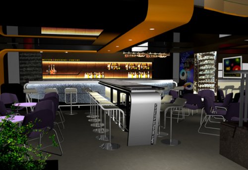 主題酒吧設(shè)計(jì)欣賞  大連JOK體育酒吧