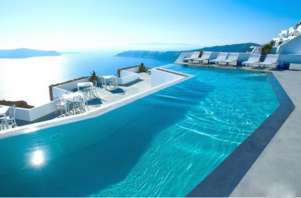 碧海藍(lán)天 海天一線的Santorini Grace設(shè)計(jì)