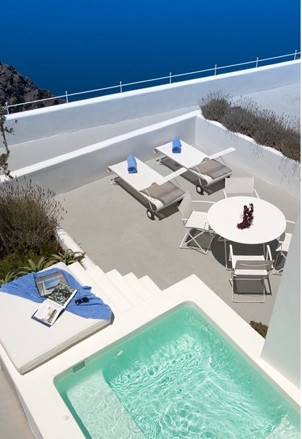 碧海藍(lán)天 海天一線的Santorini Grace設(shè)計(jì)