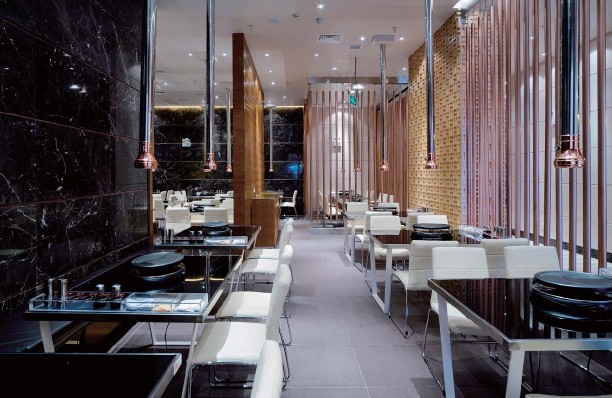 簡約素雅的新中式酒店餐廳設(shè)計(jì)欣賞