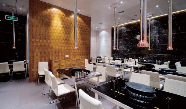 簡約素雅的新中式酒店餐廳設(shè)計(jì)欣賞