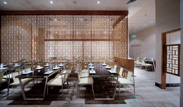 簡約素雅的新中式酒店餐廳設(shè)計(jì)欣賞