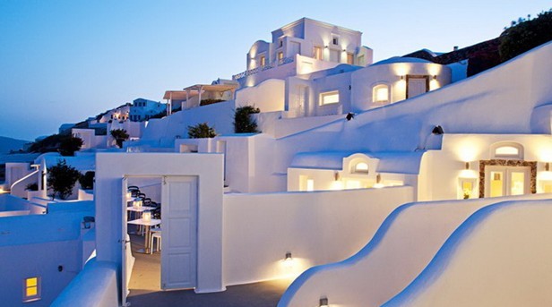 希臘圣托里尼 Canaves Oia 洗浴中心