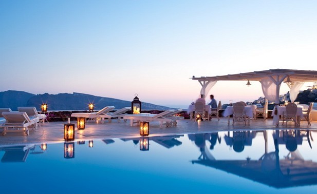 希臘圣托里尼 Canaves Oia 洗浴中心