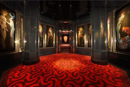 紙醉金迷的夢幻世界&mdash;&mdash;紅伶私人會所設(shè)計欣賞