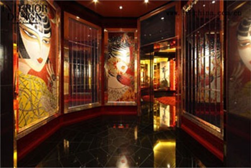 紙醉金迷的夢幻世界&mdash;&mdash;紅伶私人會所設(shè)計欣賞