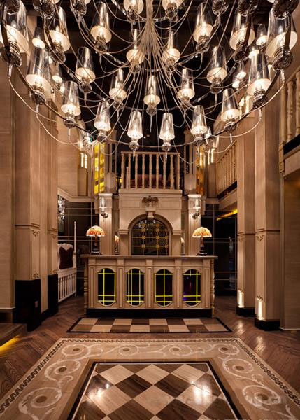 奢華復(fù)古風(fēng)  西安1+1后宮酒吧設(shè)計(jì)效果圖欣賞