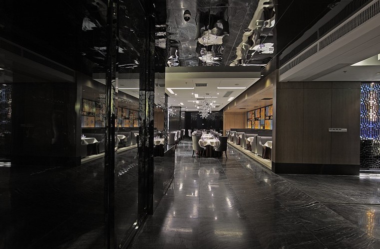 錦繡文化主題典雅純色餐廳