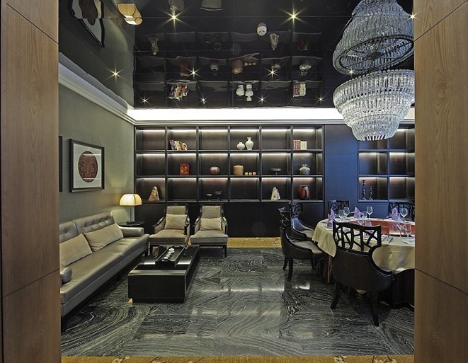 錦繡文化主題典雅純色餐廳