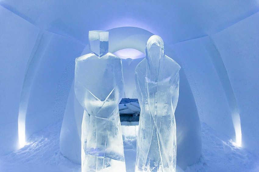 最驚艷的酒店空間  揭秘世界最冷的瑞典冰雪度假酒店