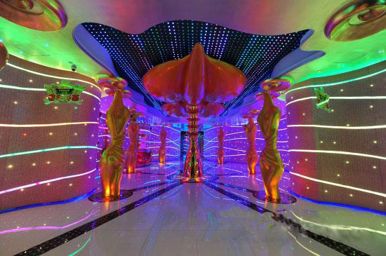 中國第一個3D立體互動酒吧燈光設計案例欣賞