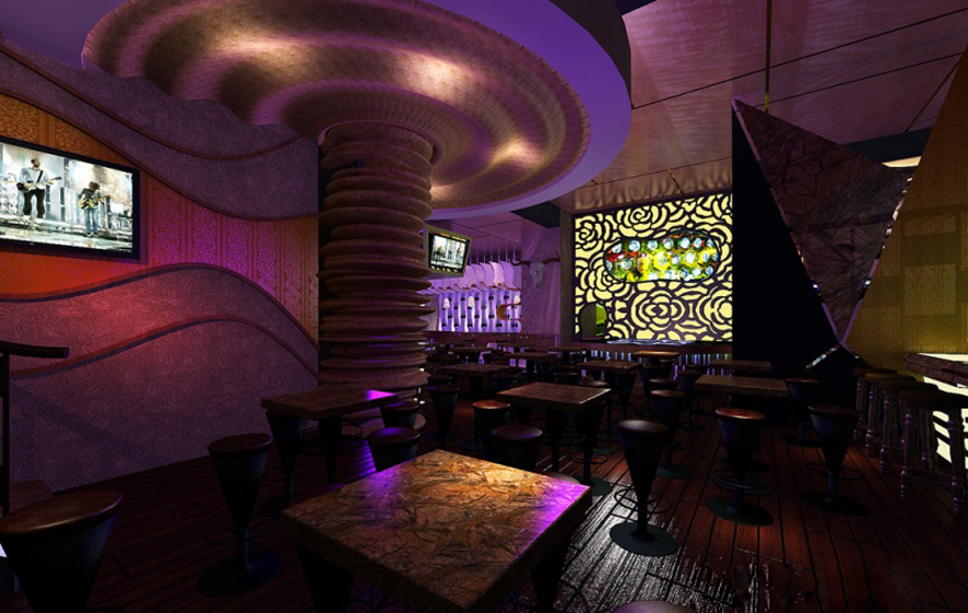 魅力時尚動感夜總會設計效果圖欣賞