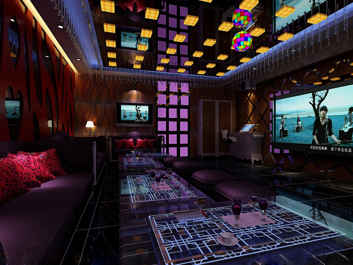寧明KTV設(shè)計效果圖欣賞