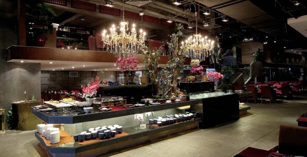 中式情緣酒店餐飲設(shè)計案例   上本臺灣涮涮鍋番禺店