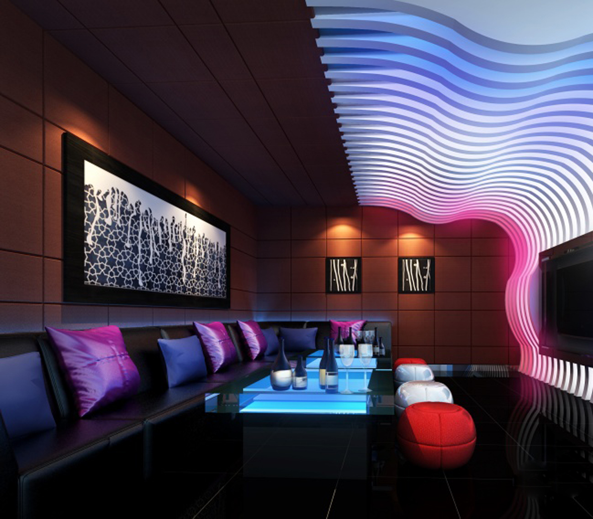 蓮花KTV設(shè)計(jì)效果圖欣賞