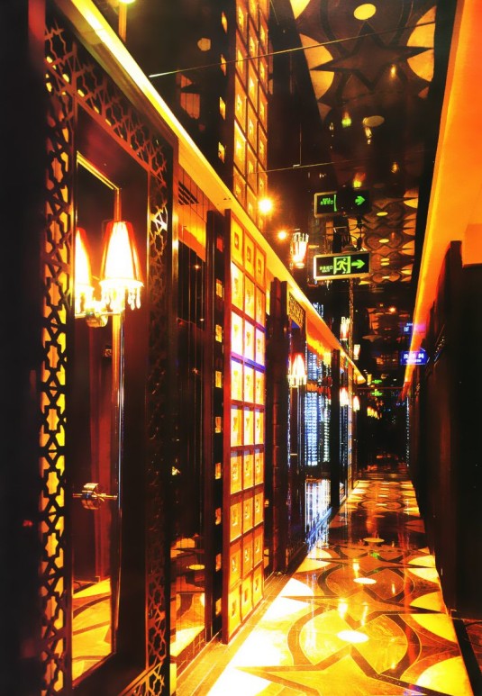 富有格調(diào) 廣東金色年華夜總會設計案例欣賞