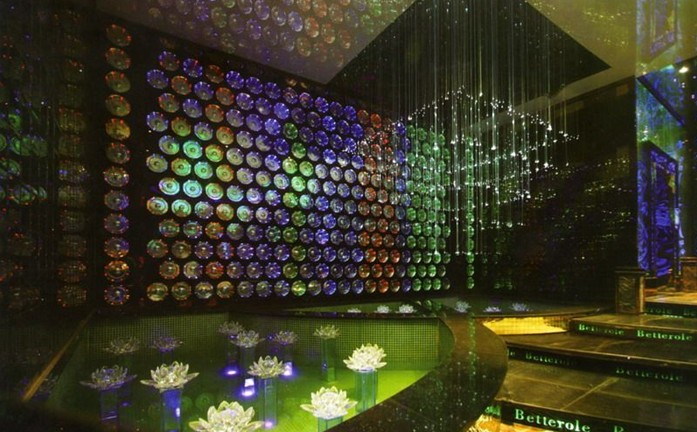 淮南畢打奧夜總會設計圖片欣賞 流動著夢幻般的色彩