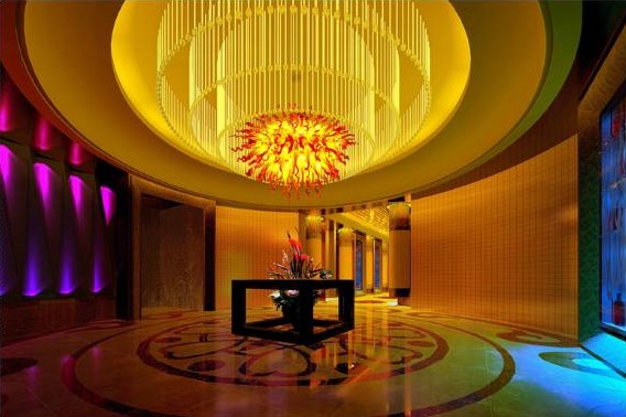 天上宮闕夜總會(huì)設(shè)計(jì)效果圖欣賞 視覺效果鮮明