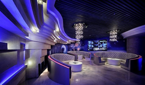太空城KTV設(shè)計(jì)案例欣賞 遨游星空之城