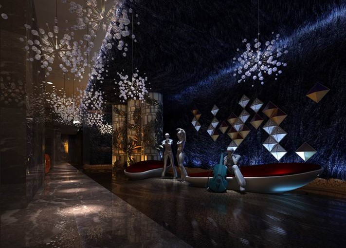 鳳凰國(guó)際娛樂(lè)會(huì)所設(shè)計(jì)效果圖賞析 &ldquo;洗去&rdquo;傳統(tǒng)的浮華