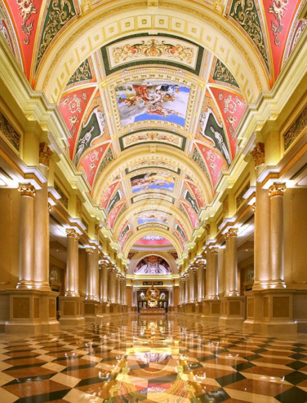 亞洲最大型的度假酒店 澳門威尼斯人酒店設計欣賞