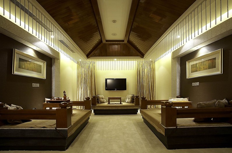 融合歐洲地中海城堡設(shè)計(jì)風(fēng)格 星河灣桑拿中心設(shè)計(jì)欣賞