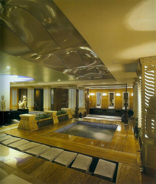 星河灣桑拿洗浴設(shè)計圖欣賞 品味厚重的古代文化帶來的震撼