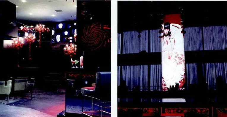 紅色性感 KLUBBROUGE酒吧設(shè)計(jì)效果圖