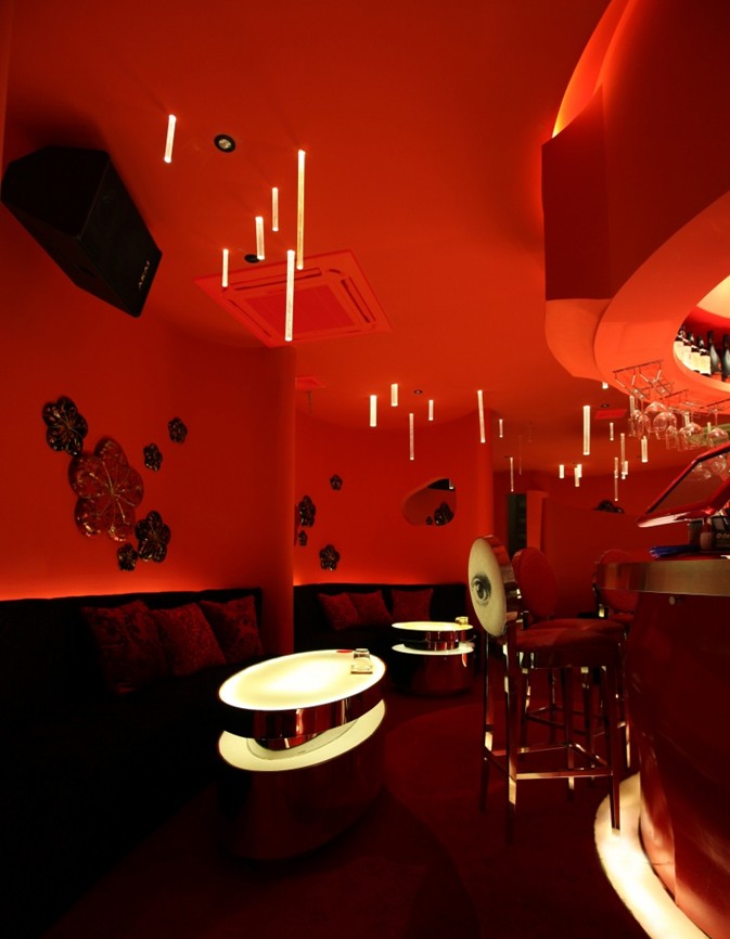 紅與黑的交織 蘇州Dream Club 夢(mèng)酒吧設(shè)計(jì)欣賞