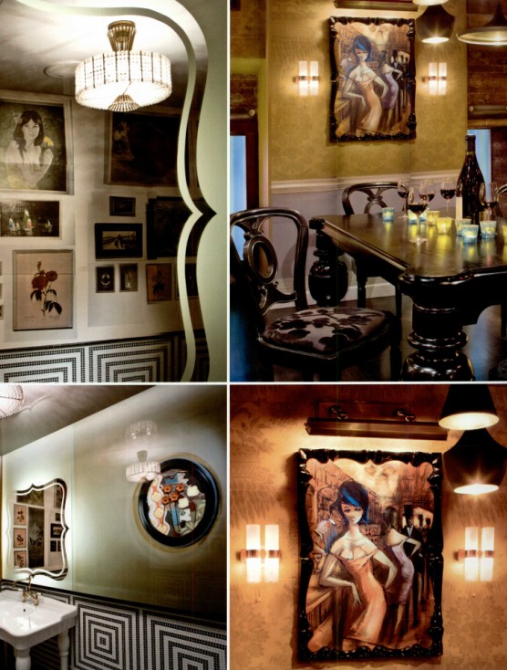 充滿大膽藝術(shù)的舊金山Gitane主題酒吧設(shè)計(jì)