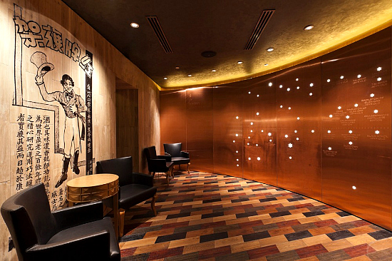 尊尼獲加威士忌上海尊邸酒吧設(shè)計(jì)賞析