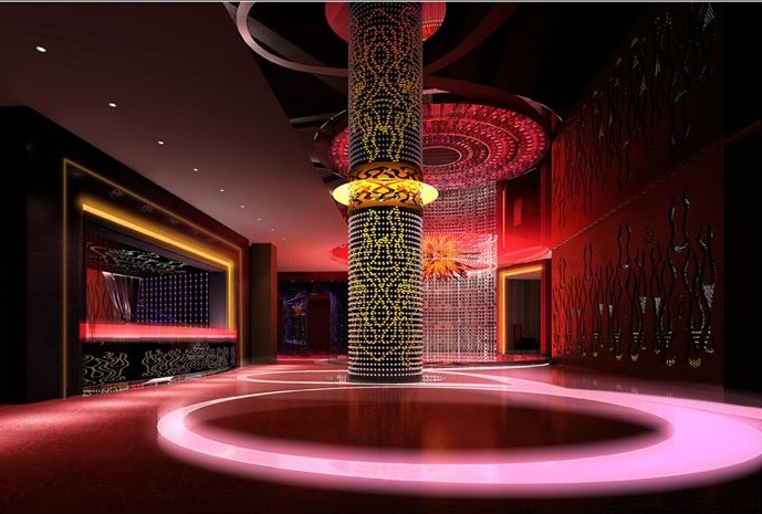時(shí)尚又略帶神秘感 天上宮闕夜總會(huì)設(shè)計(jì)效果圖欣賞 