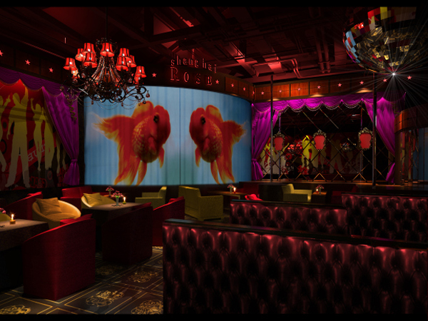 糖果般甜美的女性世界 上海shanghai Rose酒吧設(shè)計(jì)