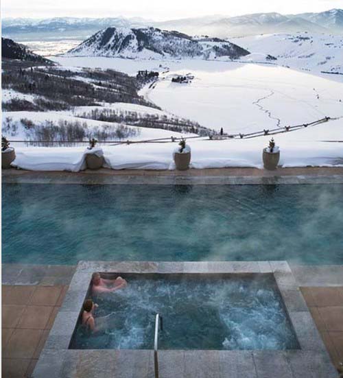 Le M&eacute;l&eacute;zin雪地泳池設(shè)計(jì)欣賞